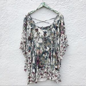 Free People Boho Empire Waist Dress